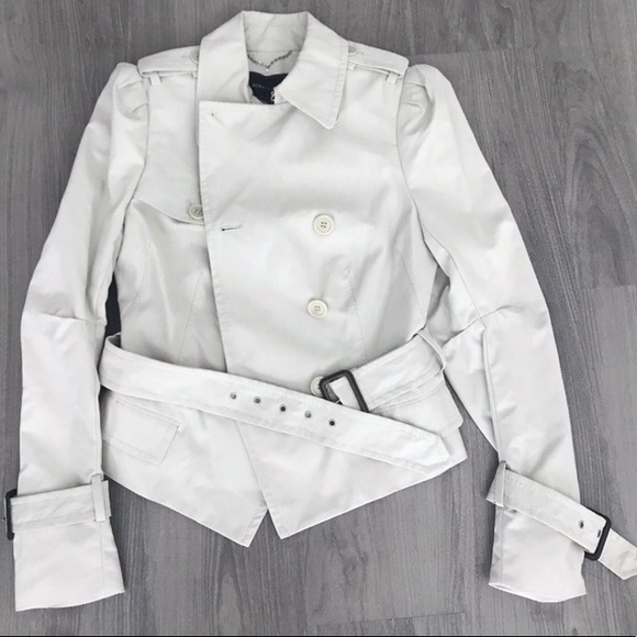BCBGMaxAzria Jackets & Blazers - BCBG Crop khaki trench coat NWT